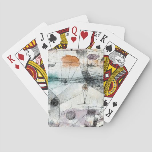 Reich von Air Paul Klee Abstrakter Expressionist Spielkarten (Rückseite)