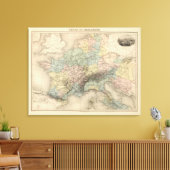 Reich von Charlemagne Leinwanddruck (Insitu (Wohnzimmer))