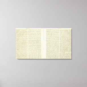 Reich von Napoleon Bonaparteanzeige 1811 2 Leinwanddruck