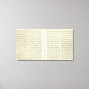 Reich von Napoleon Bonaparteanzeige 1811 3 Leinwanddruck