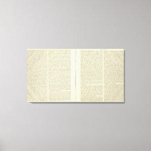 Reich von Napoleon Bonaparteanzeige 1811 4 Leinwanddruck