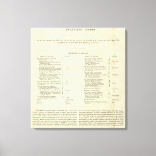 Reich von Napoleon Bonaparteanzeige 1811 Leinwanddruck