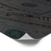 Reich werden - Geld verdienen während des Schlafen Poster (Ecke)