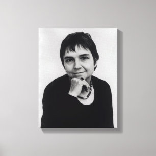 Reiche Adriennes Cecile, Siebzigerjahre Leinwanddruck