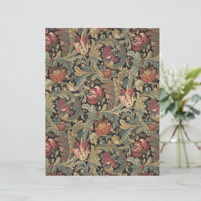 Reiche Blumenbänder Brocade Antique Classic (Stehend Vorderseite)