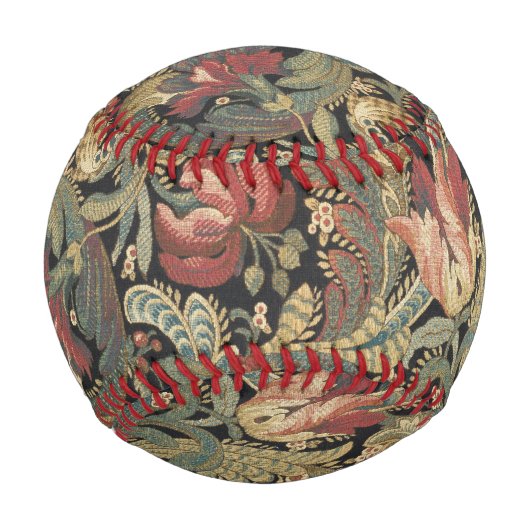 Reiche Blumenbänder Brocade Antique Classic Baseball (Vorderseite)