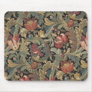 Reiche Blumenbänder Brocade Antique Classic Mousepad