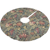 Reiche Blumenbänder Brocade Antique Classic Polyester Weihnachtsbaumdecke (Schrägansicht)