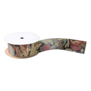 Reiche Blumenbänder Brocade Antique Classic Satinband