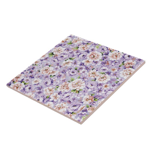 Lila Fliesen | Zazzle.de
