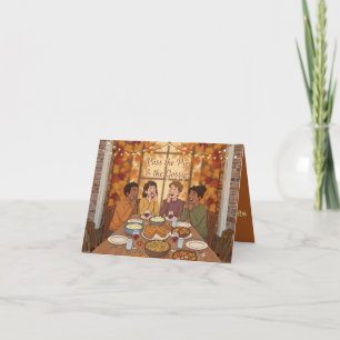 Reiche den Kuchen rum & tratsche   Lustige Friends Karte