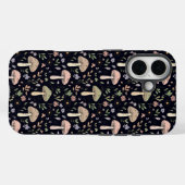 Reiche Dunkle Pilze Nahtloses Muster Goblincore Case-Mate iPhone Hülle (Rückseite (Horizontal))