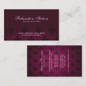 Reiche elegante visitenkarte (Vorne/Hinten)