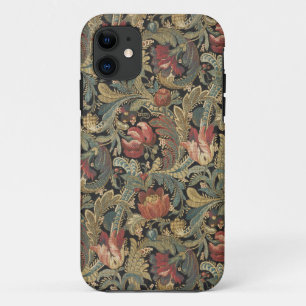 Reiche florale Tapetenbrokat-Antik-Victorian Case-Mate iPhone Hülle