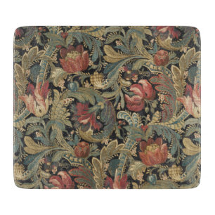 Reiche florale Tapetenbrokat-Antik-Victorian Schneidebrett