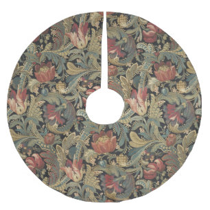 Reiche florale Teppichbrokat-Antik-Victorian Polyester Weihnachtsbaumdecke