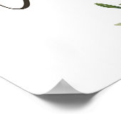 Reiche Gaumenfreude Rote Blüte Poster (Ecke)