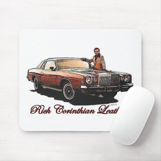 Reiche korinthische lederne Mausunterlage Mousepad (Mit Mouse)