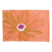 Reiche lebendige rote Blume Kissenbezug (Vorderseite-Links)