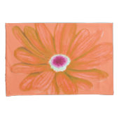 Reiche lebendige rote Blume Kissenbezug (Vorderseite-Rechts)