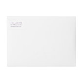 Reiche lila Watercolor-Hochzeit (Vorderseite)