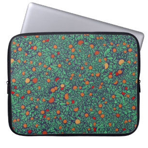 Reiche Obstbäume Kronen - Vintag nahtlos p Laptopschutzhülle