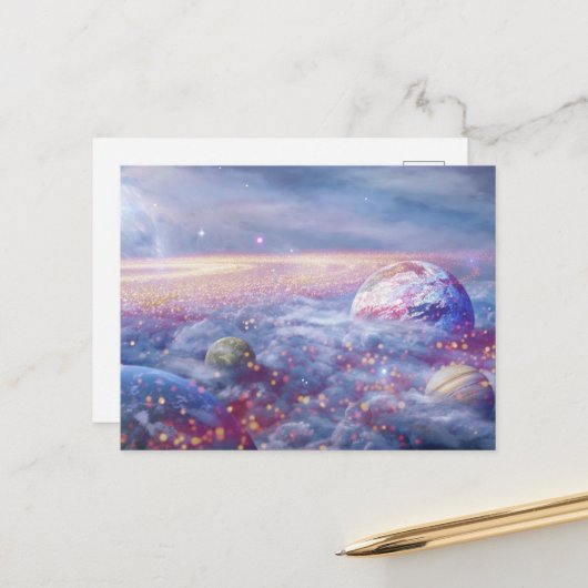 Reiche Postkarte (Vorderseite/Rückseite Beispiel)