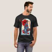 Reiche Raupe essen T-Shirt (Vorne ganz)