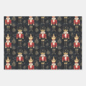 Reiche Reds & Creme Hübsche Weihnachtskoordinaten  Geschenkpapier Set (Vorderseite 2)