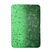 Reiche Smaragd-Minimalist-Kunst Badematte (Vorderseite Vertikal)