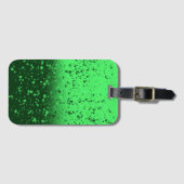Reiche Smaragd-Minimalist-Kunst Gepäckanhänger (Vorderseite (Horizontal))