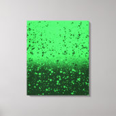 Reiche Smaragd-Minimalist-Kunst Leinwanddruck (Vorderseite)