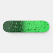 Reiche Smaragd-Minimalist-Kunst Skateboard (Horizontal)