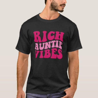Reiche Tante Vibes Tante sagt groovy Bekleidung T-Shirt