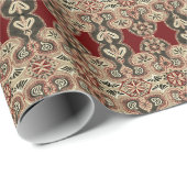 Reiche Tapisserie sieht Wrapping Paper aus Geschenkpapier (Rolleneckpunkt)