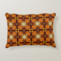 Reiche Terracotta-braune, orange-braune Muster