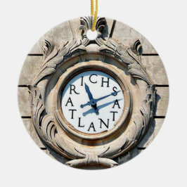 Reiche Uhr, reicher Uhrenatlanta, reiche Uhr Keramik Ornament