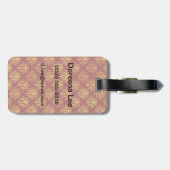 Reiche Urlaubsreise Gepäckanhänger (Rückseite horizontal)