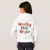 "Reiche Wetten". Hoodie (Schwarz voll)