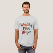 "Reiche Wetten". T-Shirt (Vorne ganz)