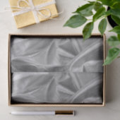 Reiche zerknitterten metallische silberne Imitat Seidenpapier (Geschenk)