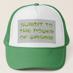 Reichen Sie beim Power von Wasabi ein Truckerkappe