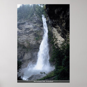 Reichenbach Fälle, die Schweiz Poster