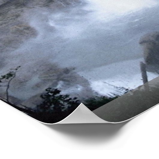 Reichenbach Falls, Schweiz Poster (Ecke)