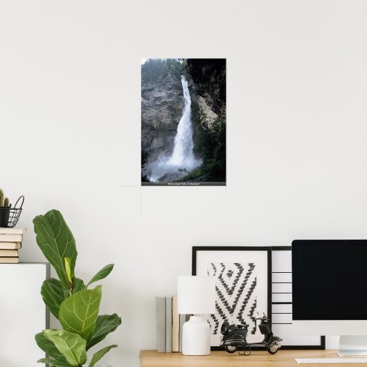 Reichenbach Falls, Schweiz Poster (Heimbüro)