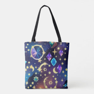 Reicher Alexandrit Saphir Himmelsmondphasen Tasche