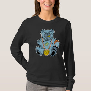 Reicher Bär Hiphop Low Blau Stitch 1s passend T-Shirt