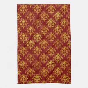 Reicher Feiertags-Damast Handtuch