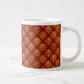Reicher Feiertags-Damast Jumbo-Tasse (Rechts)