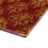 Reicher Feiertags-Damast Schneidebrett (Ecke)